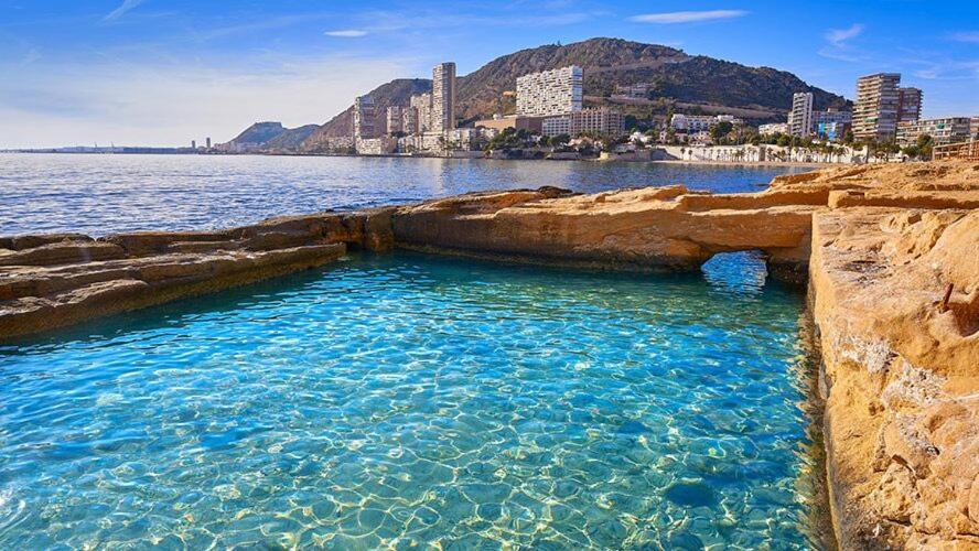 Apartamento En Playa De La Albufereta Alicante Buitenkant foto